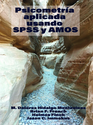 cover image of Psicometría Aplicada Usando SPSS y AMOS